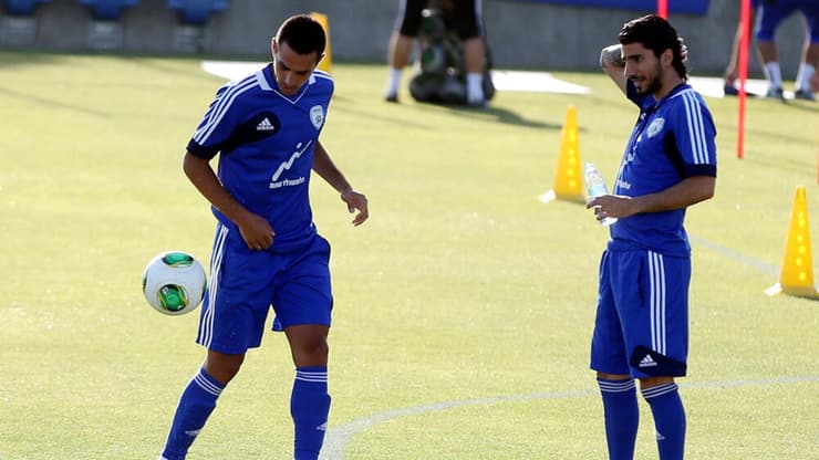 רפאלוב וזהבי בימים ששיתפו פעולה בנבחרת ישראל