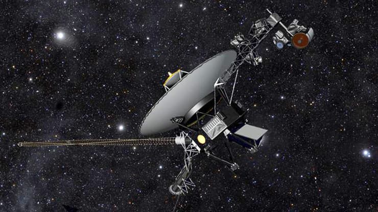 הדמיה של הגשושית וויאג'ר 1 (צילום: AP) הדמיה של הגשושית וויאג'ר 1