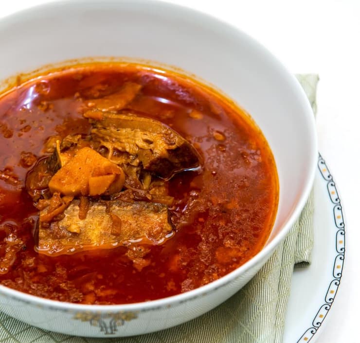 קערת נחמה. בורשט