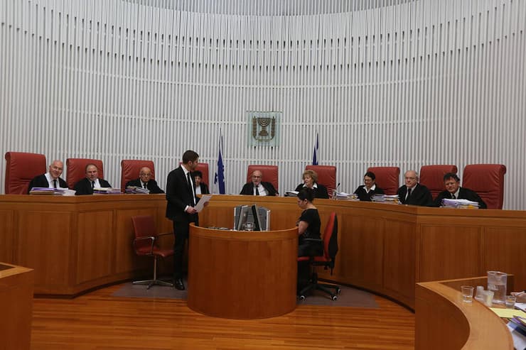 פסילה, בלי מתנגדים. שופטי בג"ץ (צילום: גיל יוחנן) פסילה, בלי מתנגדים. שופטי בג"ץ