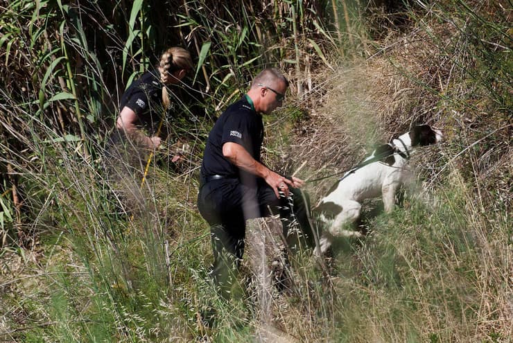 אחת מסבבי החיפושים באזור החטיפה בפורטוגל