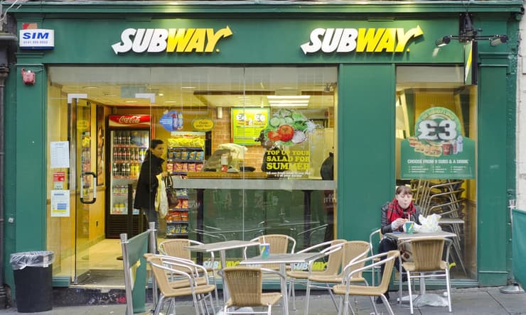 סניף של Subway. נכשלה פעמיים בישראל (צילום: shutterstock) סניף של Subway. נכשלה פעמיים בישראל