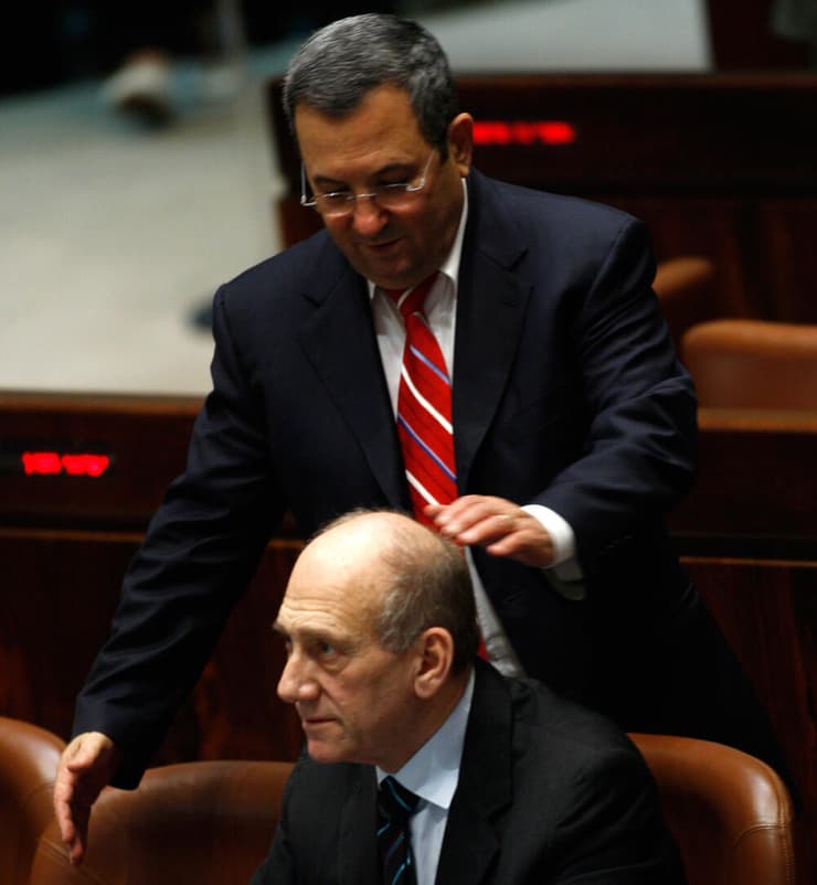 ברק ואולמרט בכנסת