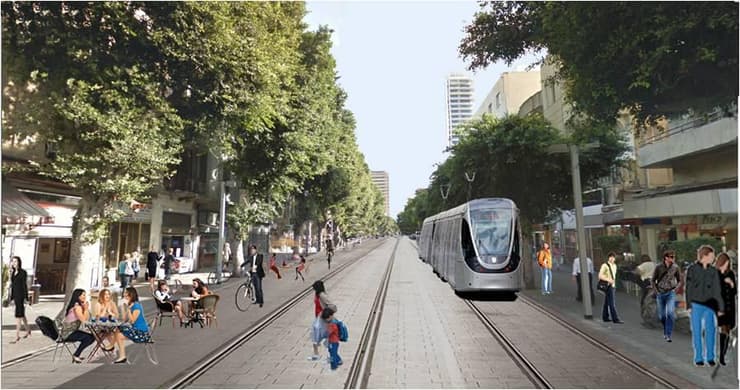 הדמיה של הקו הסגול. ''מאמין שייפתח עד אמצע 2028''