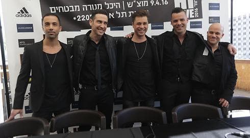 לקראת האיחוד שלא היה. היי פייב במסיבת העיתונאים ב-2016
