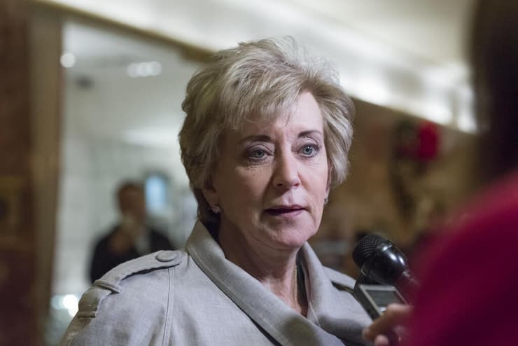 שרת החינוך מקמהן. "אמרתי לה, 'לינדה, אני מקווה שתעשי עבודה טובה - ותמצאי עצמך בלי עבודה'" 