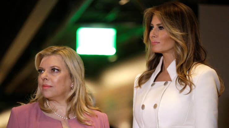 מלניה טראמפ ושרה נתניהו, 2017