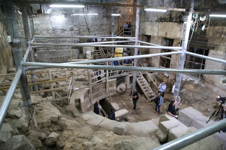 מנהרות הכותל (צילום: עמית שאבי) מנהרות הכותל