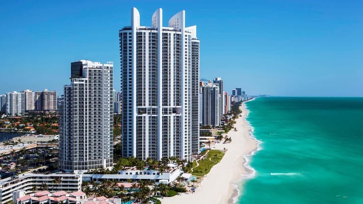 מלון טראמפ במיאמי. בבעלות הישראלים נעמי ומייקל דזר