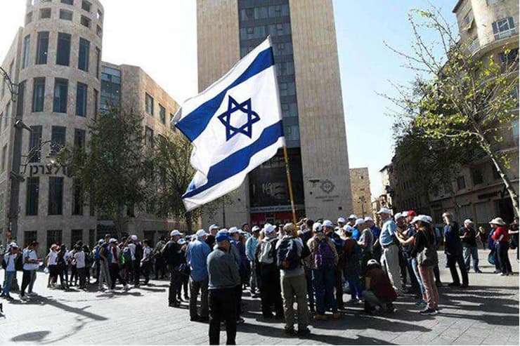 צעדה לזכר שיירת הדסה הר הצופים