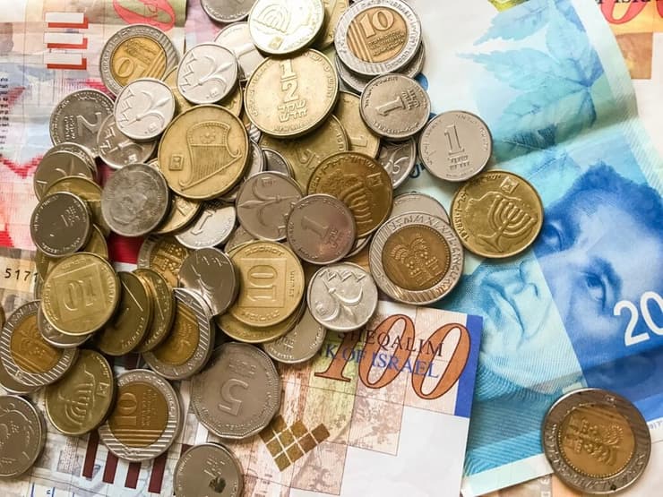 מטבעות ושטרות (אילוסטרציה) (צילום: shutterstock) אילוסטרציה: כסף