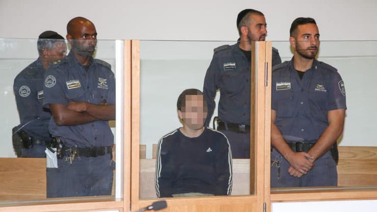 ה"האקר מאשקלון" בדיון הכרעת דינו ב-2018 (צילום: יריב כץ) האקר מאשקלון בהכרעת הדין