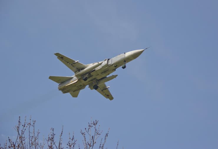 סוחוי 24 מטוס קרב רוסי שימוש צבא סוריה הופל הפלה יירוט