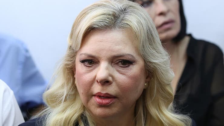 2018: שרה נתניהו בבית המשפט (צילום: עמית שאבי) שרה נתניהו בית משפט השלום ירושלים