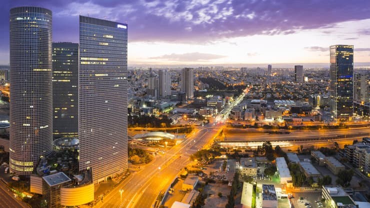 קו הרקיע של תל אביב (צילום: shutterstock) תל אביב קו רקיע