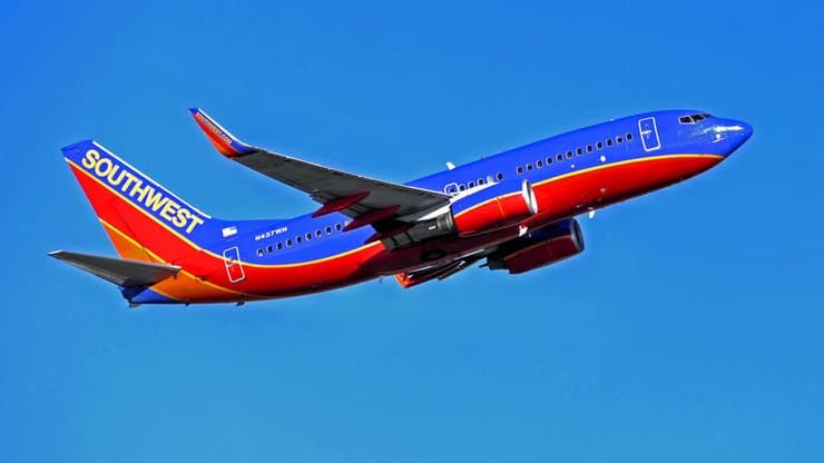 מטוס של חברת סאות'ווסט איירליינס