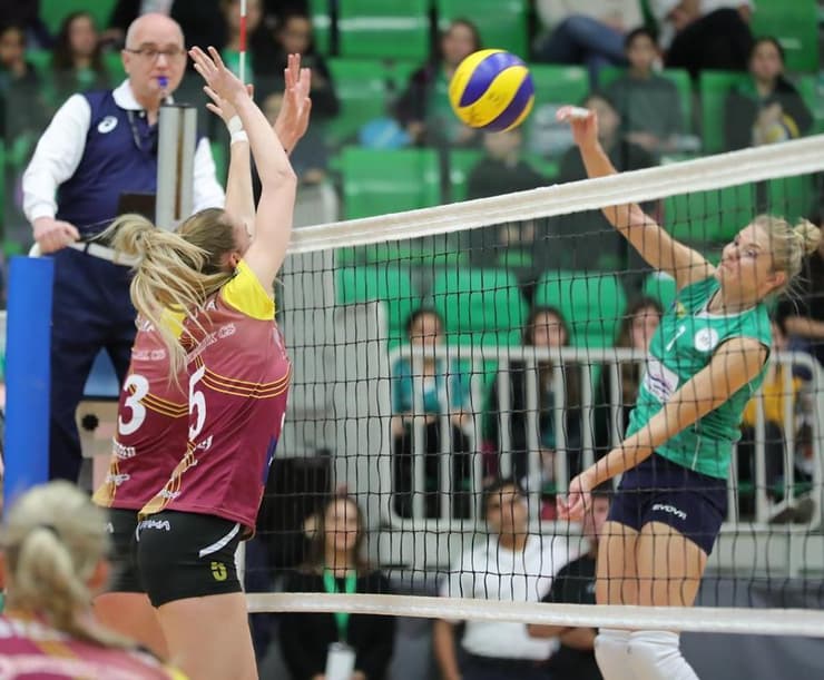 וליקי בפעולה, בימיה כשחקנית. "ידעתי שאני נכנסת למקצוע שלי מגיל 16 וזה היה מאוד קל" (צילום: CEV) אניה ויליקי בפעולה