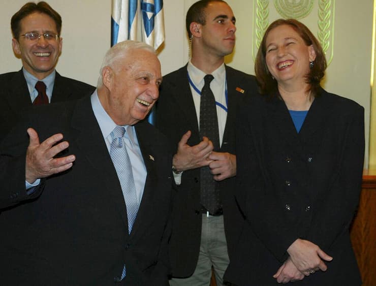 ציפי לבני עם אריאל שרון