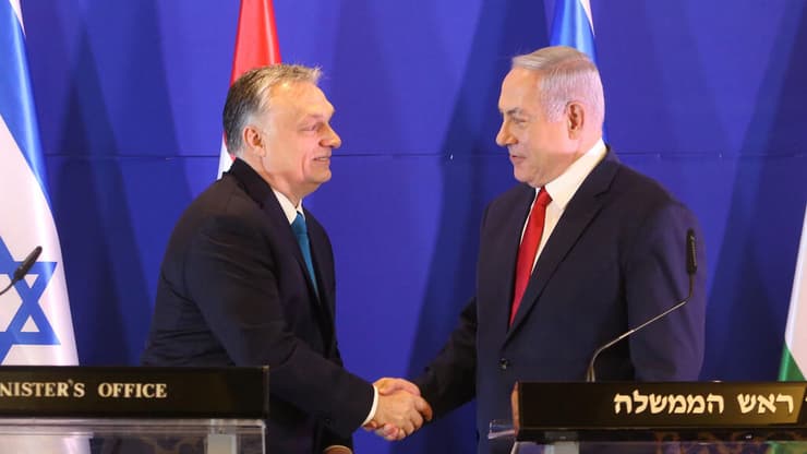 נתניהו ואורבן ב-2019 (צילום: מארק ישראל סלם) פגישה בין ראש הממשלה בנימין נתניהו עם ראש ממשלת הונגריה, ויקטור אורבן