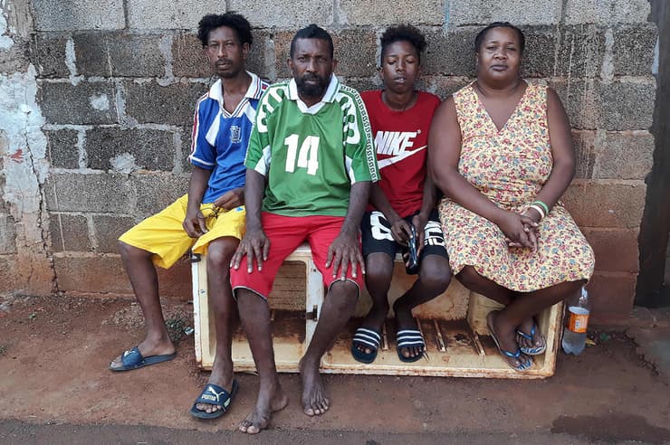 תושבים באיי צ'אגוס. העקורים עדיין מחכים לחזור (צילום: AFP) איי צ'אגוס מאוריציוס בית הדין הבינלאומי בריטניה חייבת להחזיר