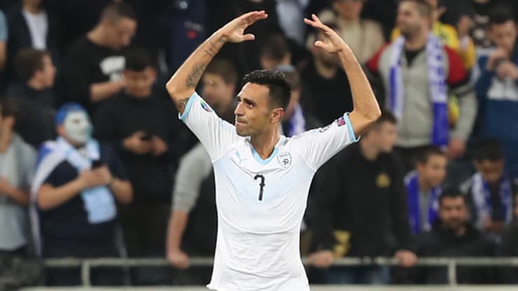 משחק מושלם. זהבי חוגג (צילום: אורן אהרוני) ערן זהבי חוגג