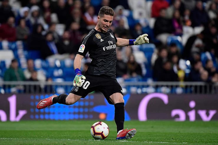 לוקה זידאן (צילום: AFP) לוקה זידאן שוער ריאל מדריד