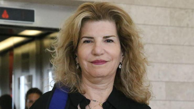 הדס שטייף (צילום: מוטי קמחי) הדס שטייף בדיון של אפי נוה נגד עיתונאים בעקבות פריצה לניידו האישי בבימ"ש מחוזי מרכז בלוד