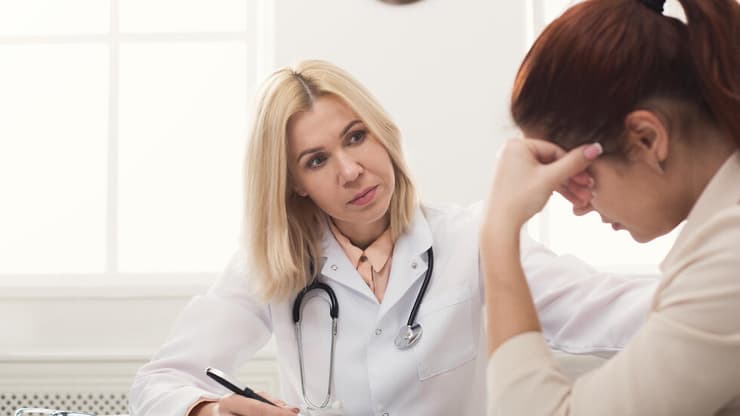 רופא חולה עצובה תסמונת הלב השבור