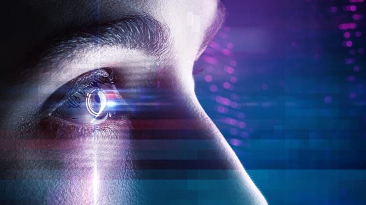 תקריב עין ניתוח לייזר בריאות