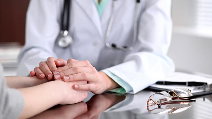 תמיכה של רופא בחולה