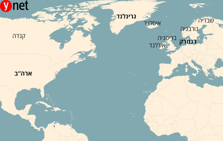 מפה גרינלנד