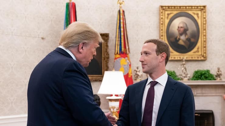 טראמפ וצוקרברג