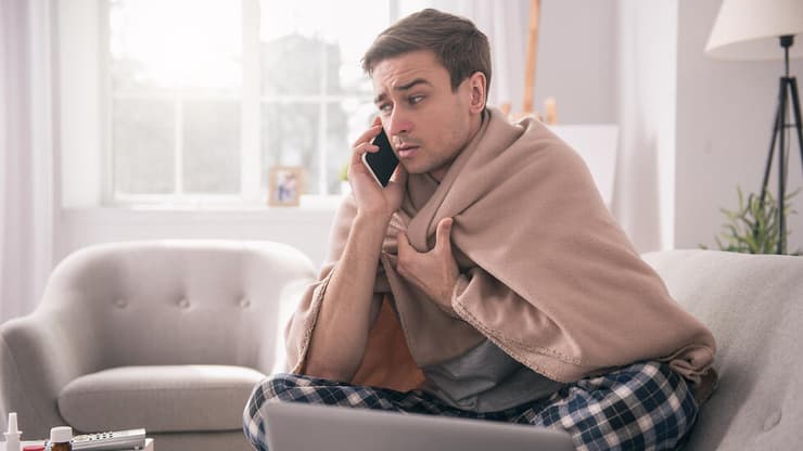 הדמייה של חופשת מחלה