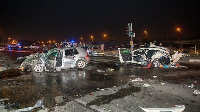 תאונת דרכים צומת גבעת זאב