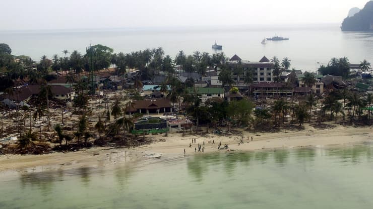 האי קופיפי לאחר הצונאמי ב-2004