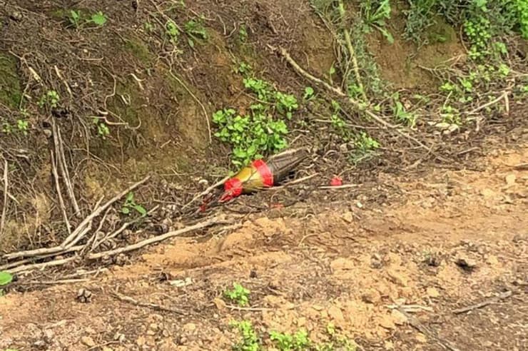 בפרדס ליד קיבוץ עלומים אותר כעת בלון שנשא ראש של RPG