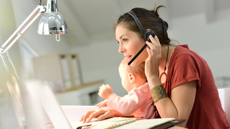 עבודה מרחוק (אילוסטרציה)