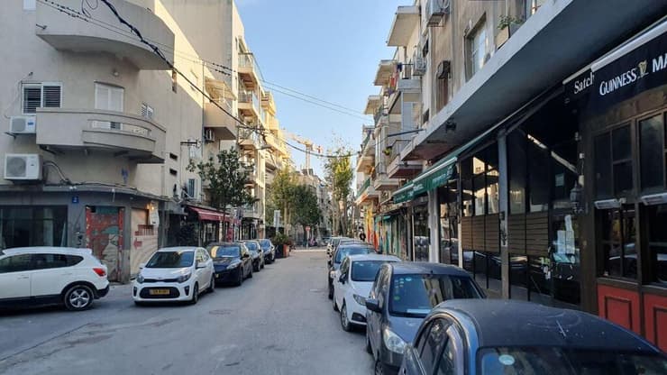 רחובות ריקים בשכונת פלורנטין בתל אביב בזמן מגיפת הקורונה