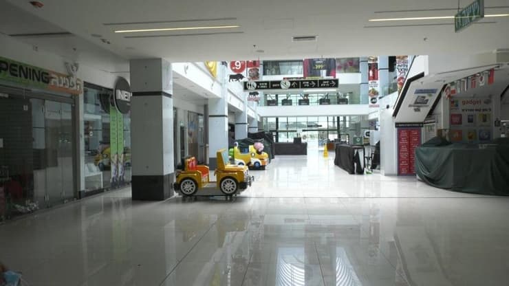 ארכיון (צילום: נדב אבס) קניון הזהב ריק עקב הנחיות משרד הבריאות