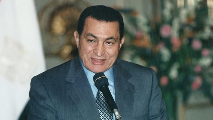 חוסני מובארק נואם