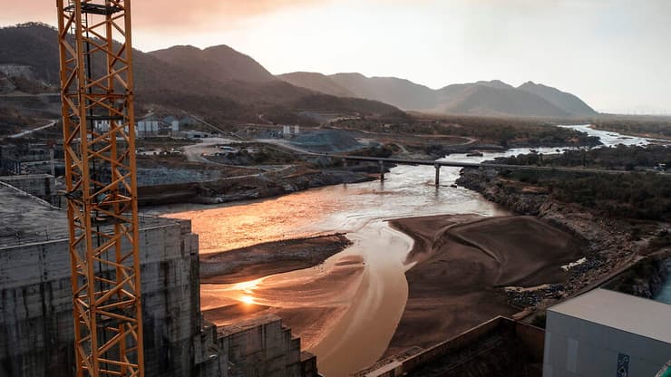 סכר הרנסאנס האתיופי הגדול ש אתיופיה בונה על נהר הנילוס נילוס   ב דצמבר 2019