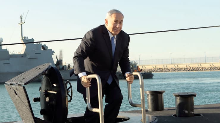 נתניהו (צילום: אלעד גרשגורן) בנימין נתניהו על הצוללת