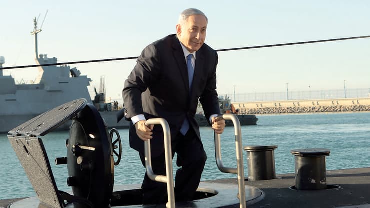נתניהו (צילום: אלעד גרשגורן) בנימין נתניהו על הצוללת