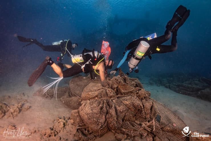 איסוף פסולת ימית באילת