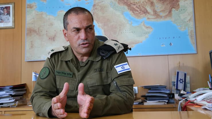 "הלוויות בצד שלנו? גם בצד השני יהיו". סגן הרמטכ"ל זמיר (צילום: שאול גולן)  אייל זמיר