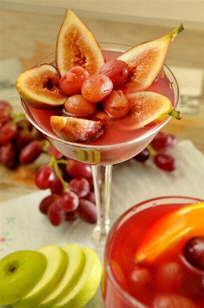 לפתן ענבי חברון ותאנים (צילום: ירון ברנר) קומפוט: נוסטלגיה בקערה