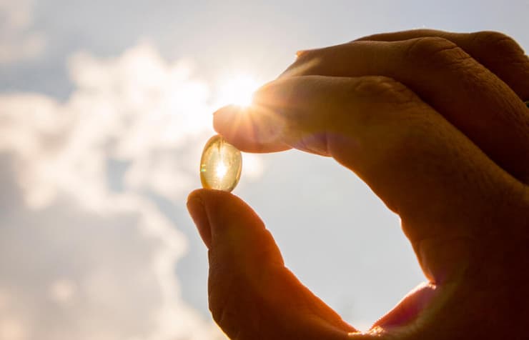 ויטמין D. חיוני למניעה של איבוד מסת עצם (ShutterStock) ויטמין D ויטמין די