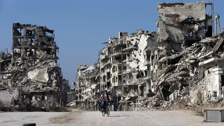 הרס חומס סוריה 2016 בשאר אל אסד