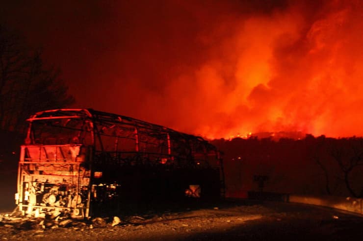 אוטובוס הצוערים השרוף