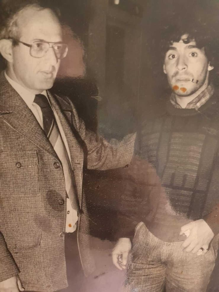 דייגו מראדונה ומשה שיינמן